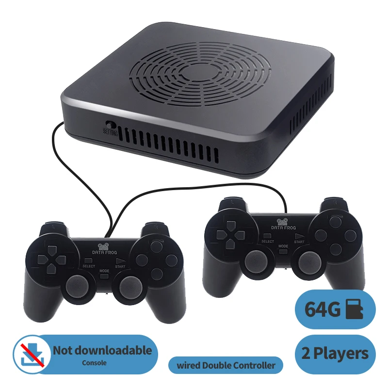 DATA FROG WIFI Video Game Console Support 4 Players Built-in 3000+games 100 3D games For PS1/PSP Retro Game Console Support HD