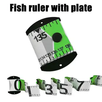 Fish Measuring Ruler Accurate PVC Fishing Ruler Measurement Tool Fishing Pliers Fishing Accessories Alicate De Pesca Fishing 3