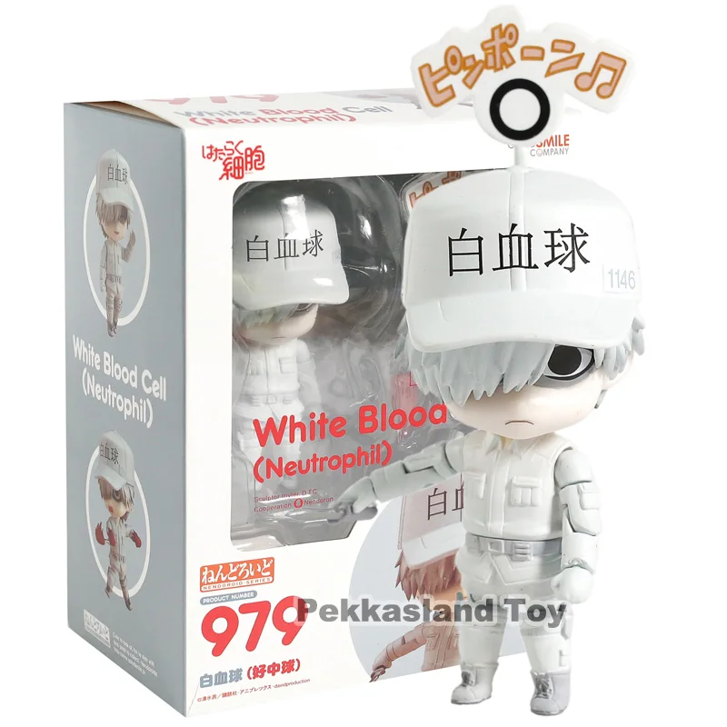 Экшн-фигурки из японского аниме 979 Hataraku Saibou Cells at Work белая кровяная клетка игрушки