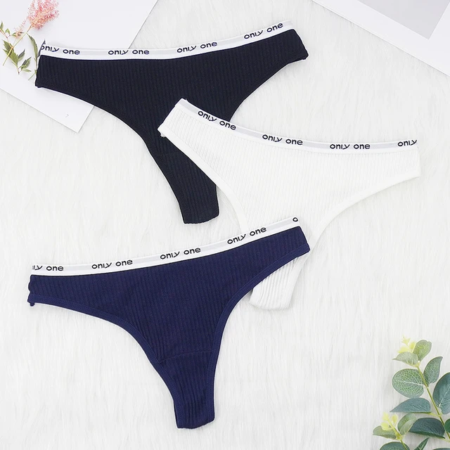 S-3xl 3pcs Women Thongs Cotton Panties Plus Zise Underwear Sexy G-string  Low Waist Briefs Underpants Comfortable Lingerie Tangas - Panties -  AliExpress