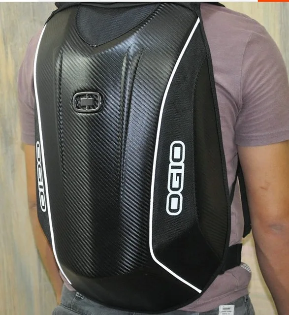 

New Arrivals OGIO Mach 5 Carbon fiber Hard shell backpacks Knight Backpack Waterproof Motocross backpack computer bag R