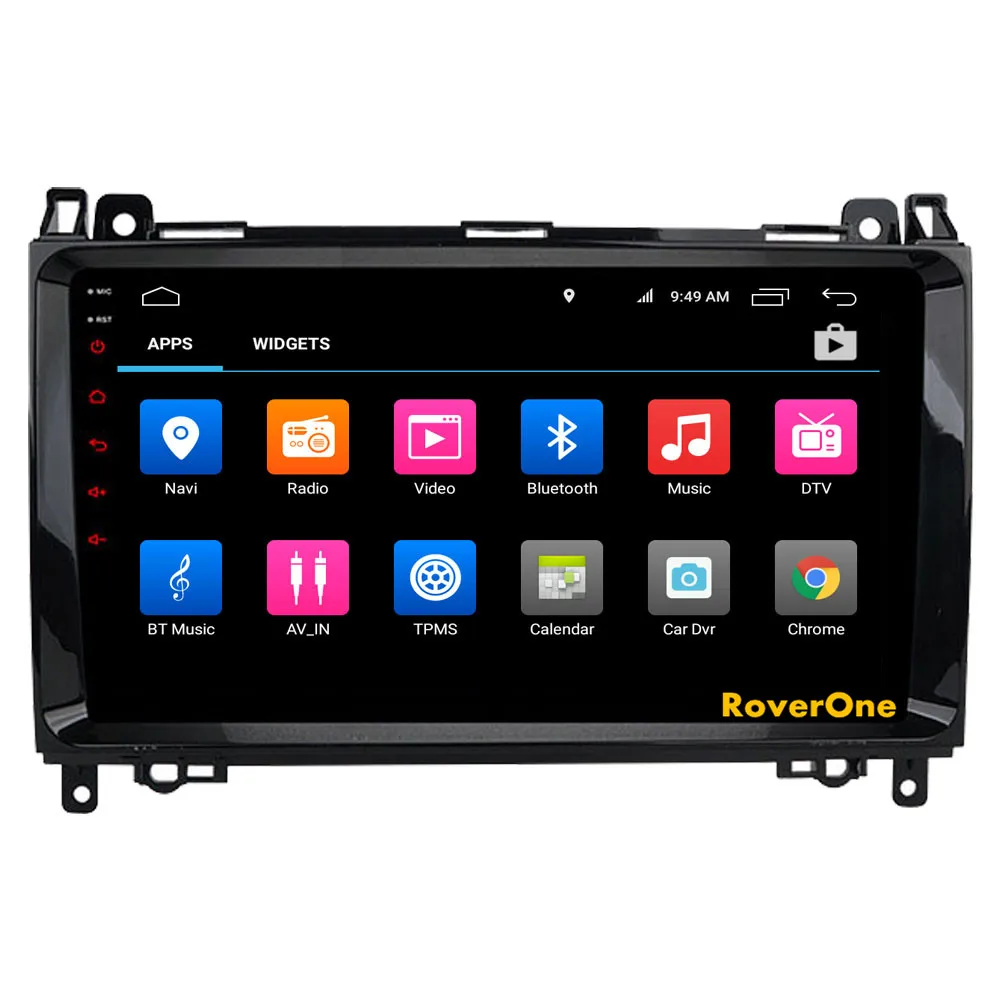 Discount RoverOne For Mercedes A190 A200 W245 B55 B140 B160 Android 9.0 4G RAM 8 Core HD Screen Car Media Styling Accessories Spare Parts 6