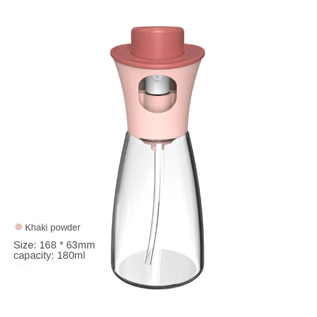 Push-Type Fuel Injector Seasoning Bottle Dust-Proof and Oil-Control Large-Caliber Barbecue Sprayer Olive Oil Spray Bottle C
