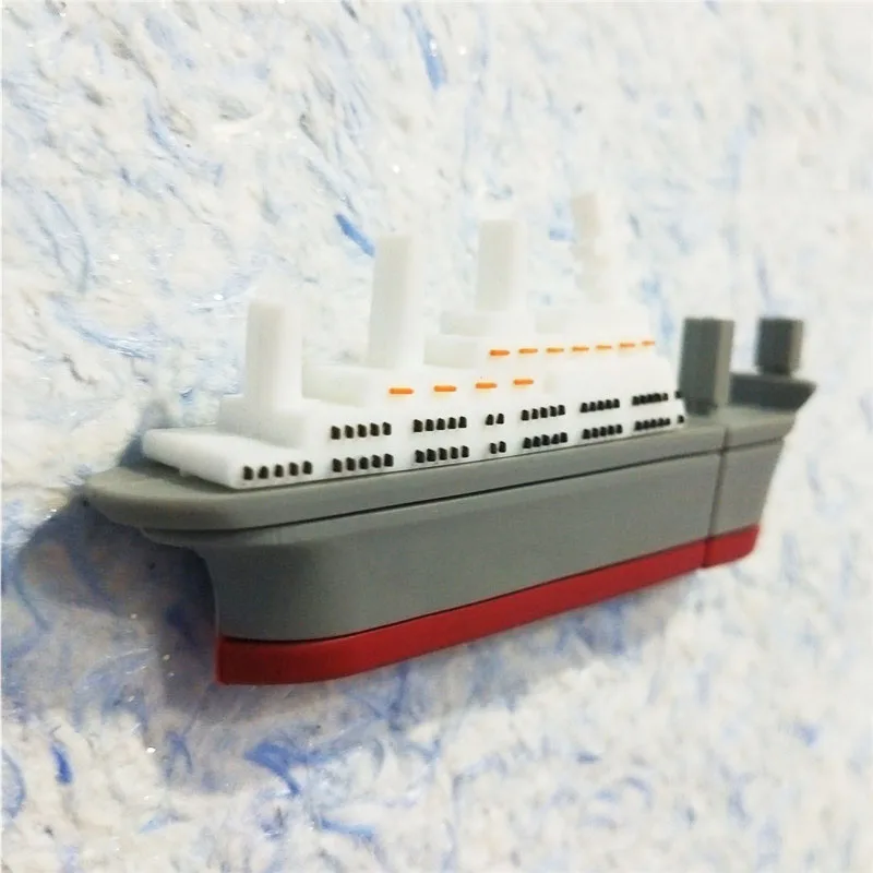 Лодка USB флэш накопитель Модель корабля флеш 4 ГБ 8 16 32 64 128 Steamship флешка карта