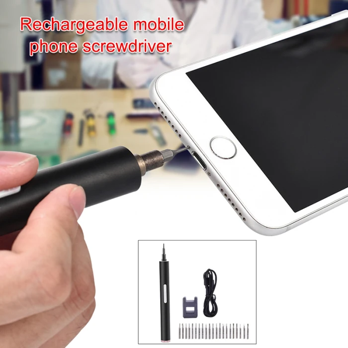 Электрическая аккумуляторная отвертка для телефона 21 бит DIY ремонтный набор инструментов OC
