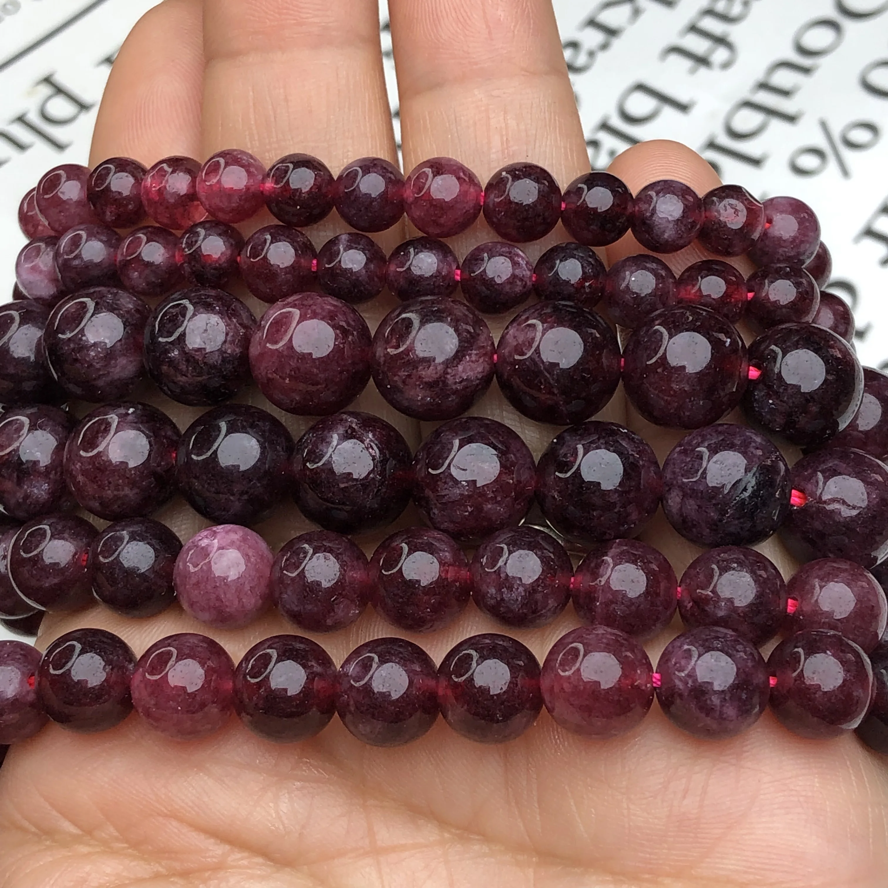 Natural Garnet Red faceted Round Stone Beads Loose Strand 15 4,6,8,10mm  For DIY Necklace Bracelet Jewelry Making,Free Shipping