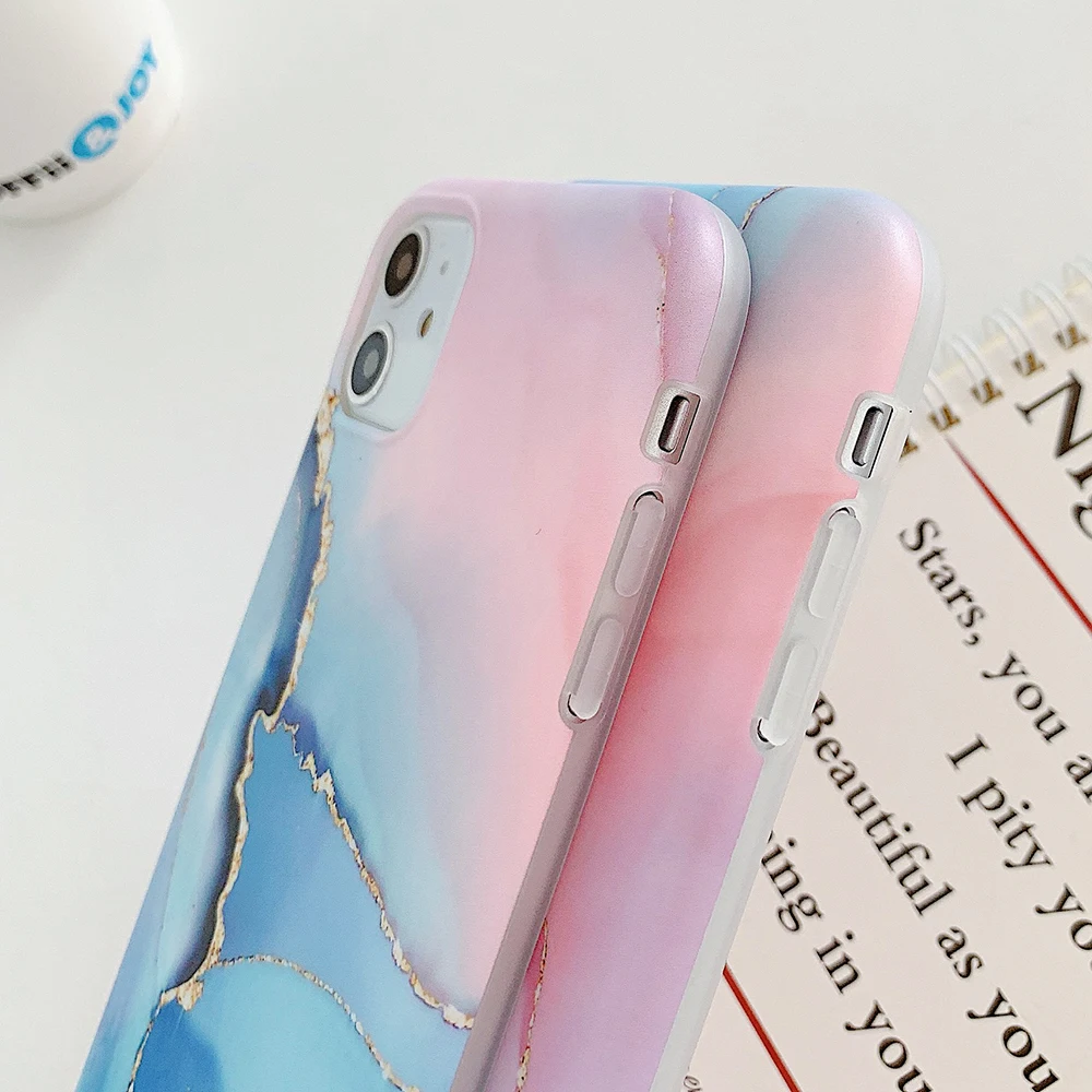 Classic Multicolor Marble Case For iPhone 4