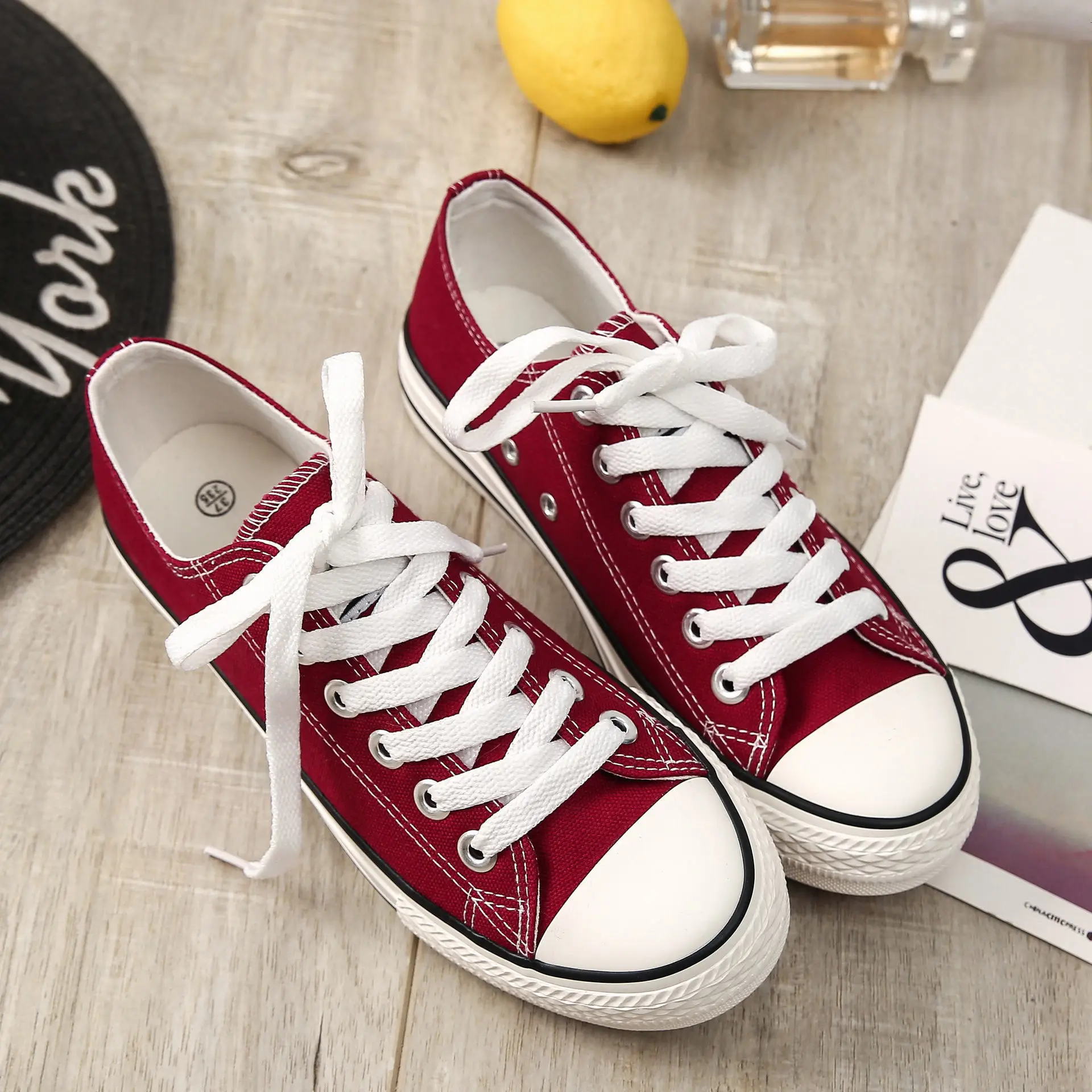

Summer Autumn Canvas Shoes Women/men Fashion Sneakers Hot-selling Unisex Vulcanized Canvas Shoes Tenis Feminino 2