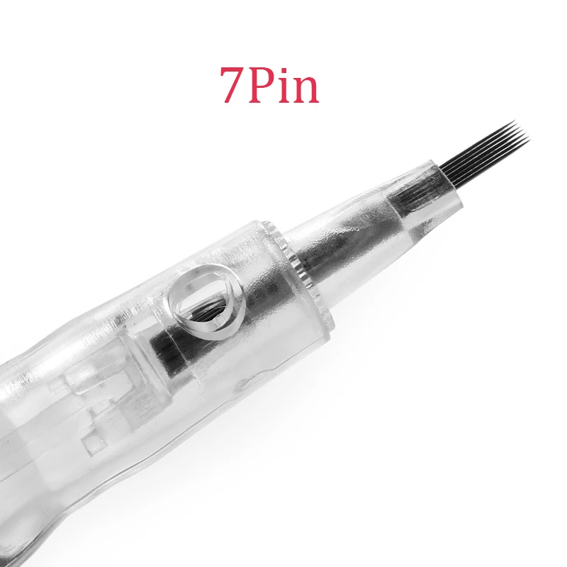 10 шт. Сменные штыковые картриджи иглы для M7/M5/N2 Электрический Dr.Pen Дерма ручка микроблейдинг иглы микро нано иглы - Габаритные размеры: 7 pin