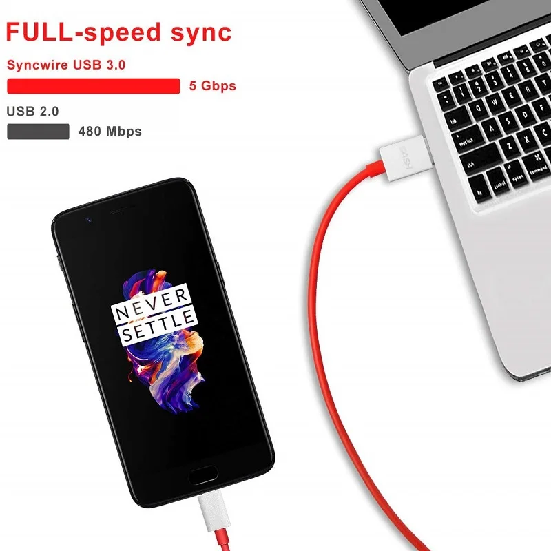 Кабель OnePlus Dash 6, 5, 3, 3, 100 см, 150 см, круглый кабель USB 3,1 type C для быстрой зарядки
