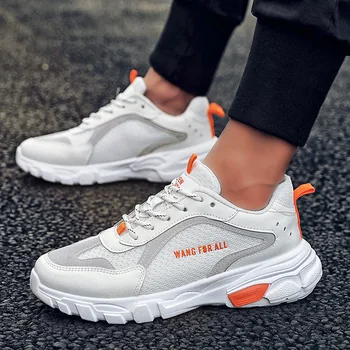 

Men's Sneaker 2019 Trend Men Casual Walking Male Shoes Outdoor Light Weight Mesh Breathable Training Cushioning Running Shoes