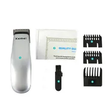 Kemei, мини стрижка, электрическая машинка для стрижки волос, триммеры для бороды, профессиональный резак, сухая батарея для всех людей, семьи