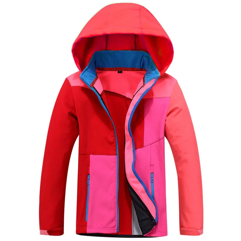 

Men And Women Children Students Waterproof Soft Cover Raincoat Jacket School Uniform Fleece Breathable Warm Childrenswear Soft S