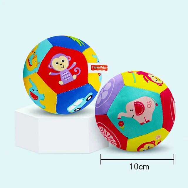 Детские игрушки 0-12 месяцев Мягкий тканевый погремушка мяч мягкий детский игровой мяч с колокольчиком Мультяшные животные интерактивные игрушки Обучающие игрушки 2