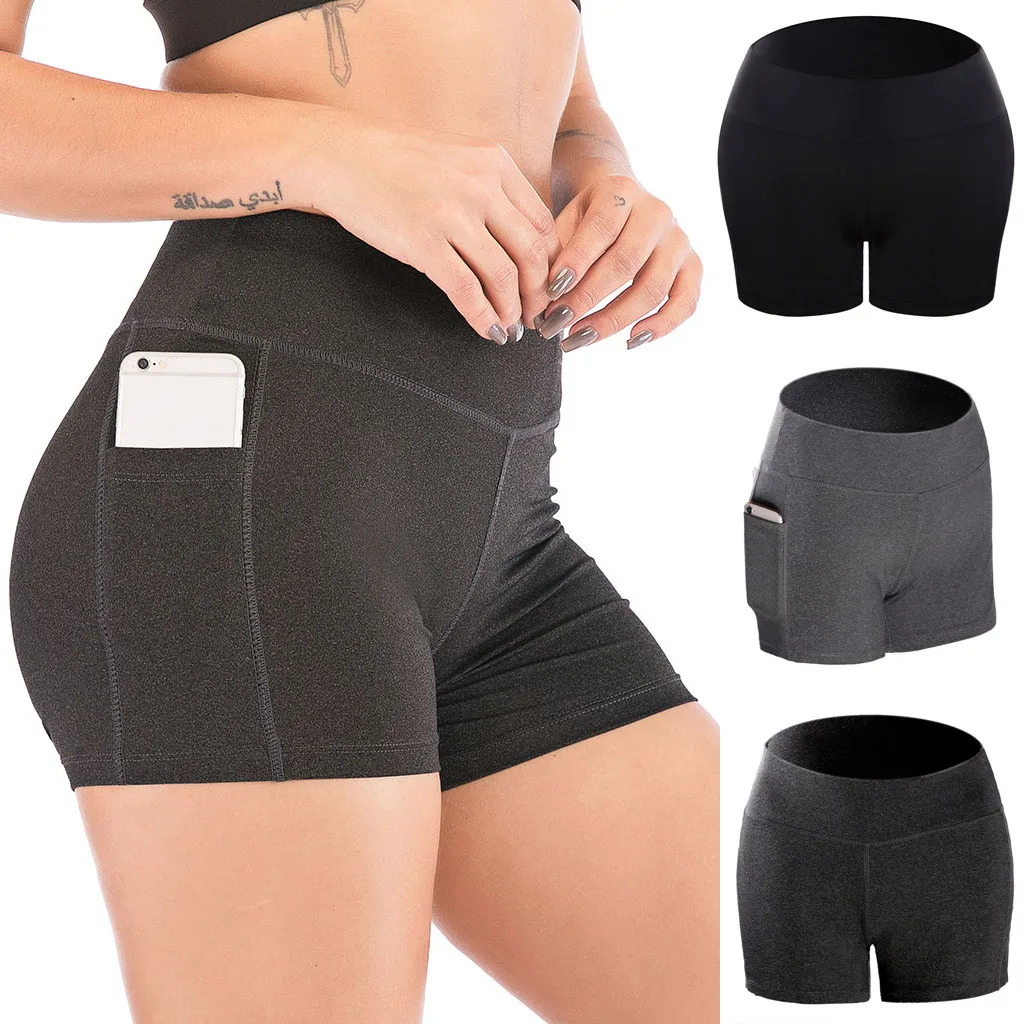 yoga shorts with pockets