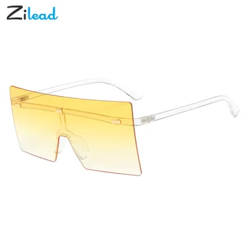 

Zilead Retro Big Frames Sunglasses Women 2020 Luxury Fashion Comfortable Optimal Metal Hinge Silicone Soft Nose Pad Wholesale