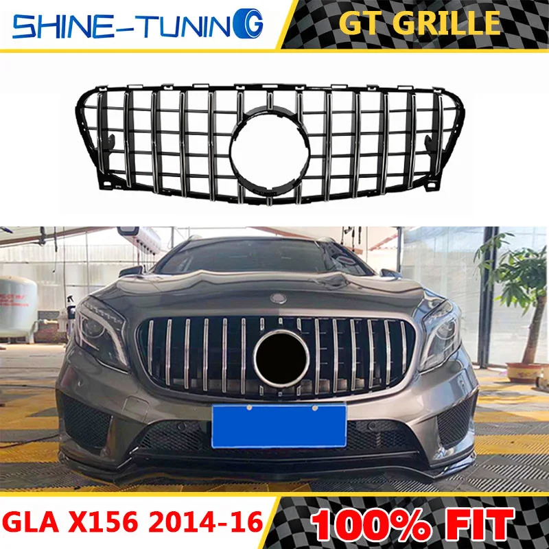 Передняя решетка без эмблемы подходит для нового GLA X156 Class GT R GTR GLA200 GLA250 GLA260