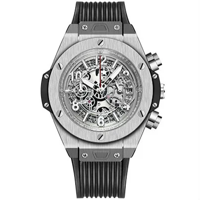 Мужские автоматические механические часы высокого качества Rolexable силиконовые светящиеся водонепроницаемые мужские спортивные часы Relogio - Цвет: 10