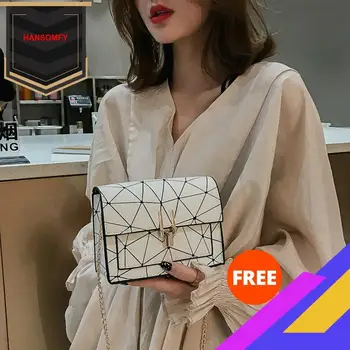 

2020 Summer Mini Mobile Phone Small Bag Female Chain Small Square Bag Fashion Korean Style All-match Shoulder Messenger Bag