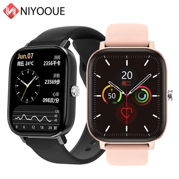 

Smart Watch Band Fashion 1.75 inch Screen Heart Rate Monitor Bluetooth Call Tracker Fitness Sport women Smart watch for iPhone
