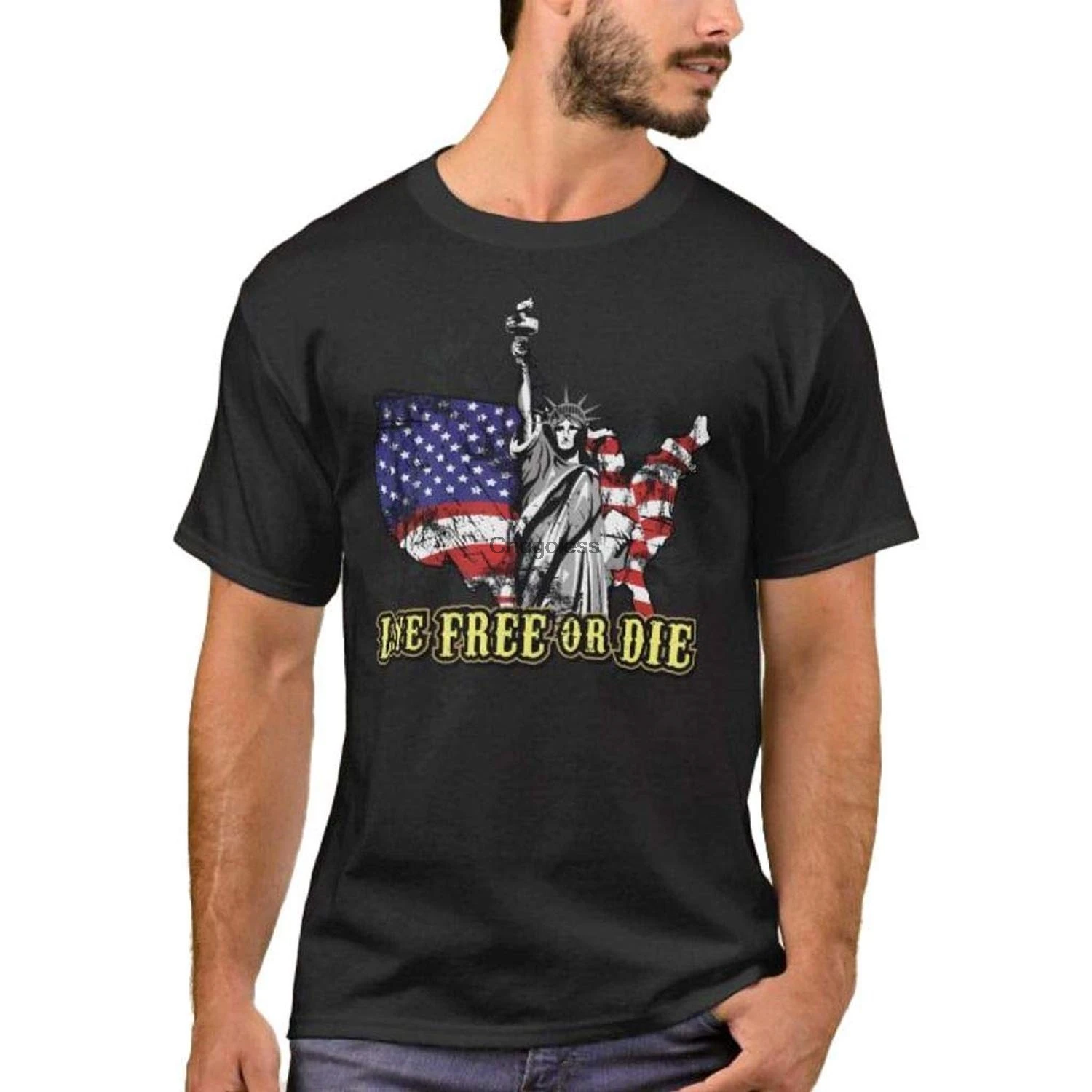 Футболка Live Freeor Die Liberty с американским флагом толстовка DM для мужчин и женщин