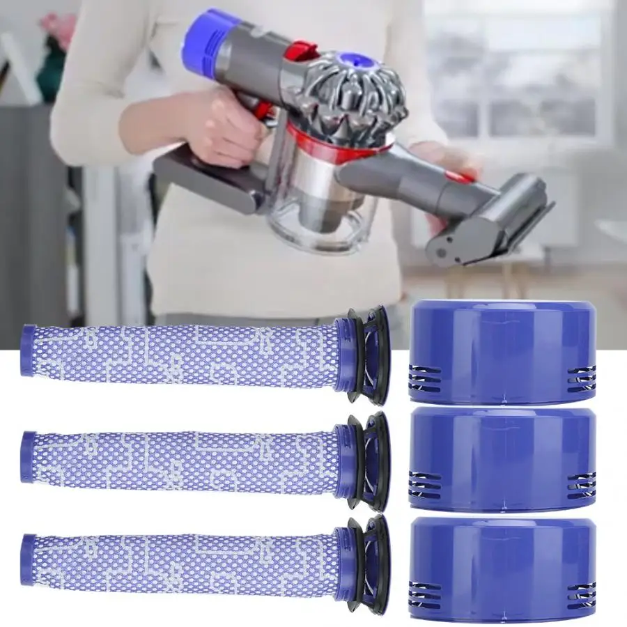 

Vacuum Cleaner Filter 6Pcs/Set Pre Filter Post Filter Replacement Accessories Fit for Dyson V7 V8 Vacuum Cleaner Cleaner Machine
