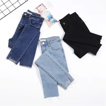 

2020 Skinny Ankle-Length Jeans Women Casual Denim All-match Boyfriend Pants Women Trousers Pencil Pants For Students Female K3