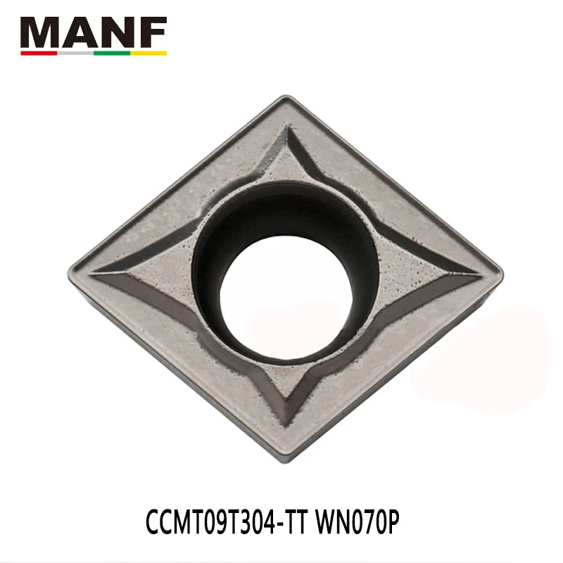 Токарный инструмент MANF, расточные пластины CCMT09T304 CCMT09T308, карбидные вставки, токарный инструмент, держатель, Индексируемые Токарные вставки