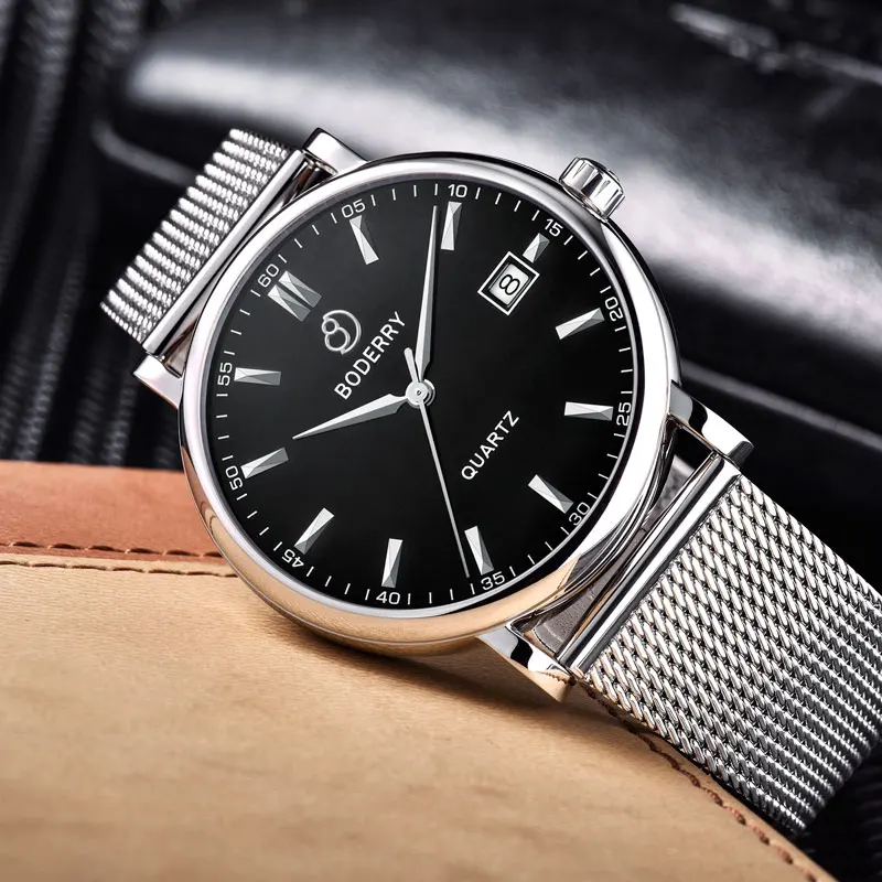 Mens' Watches Top Brand Business Luxury Swiss Quartz  