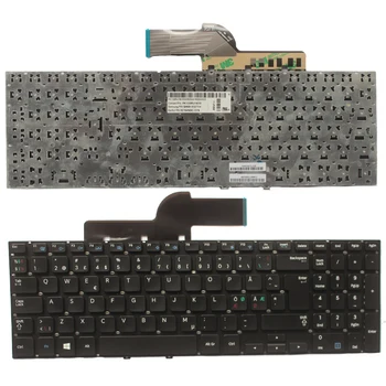 

NEW NE Keyboard for Samsung NP355E5C 350V5C NP350V5C 355V5C NP355V5C 550P5C NP350E5A Nordic Black laptop keyboard Frameless