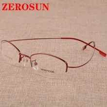 Zerosun, оправа для очков, женские полуоправы, очки для женщин, очки для рецепта, выпускник, близорукость, дальнозоркость, оптические линзы