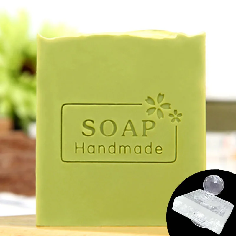 Transparent Acrylic Stamps for DIY Making, Handmade Letter Pattern, Soap Stamp, Natural Imprint, Chapters