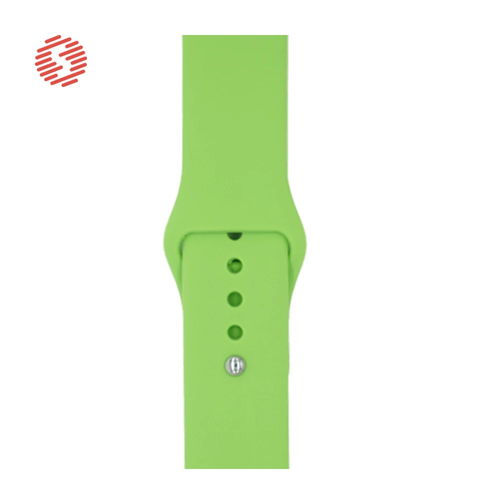 Мягкий силиконовый спортивный ремешок ShengOne для Apple Watch Series 5, 4, 40 мм, 44 мм, сменный ремешок, аксессуары для Apple Watch 3, 2, 1, 38 мм, 42 мм - Цвет: 12 Green