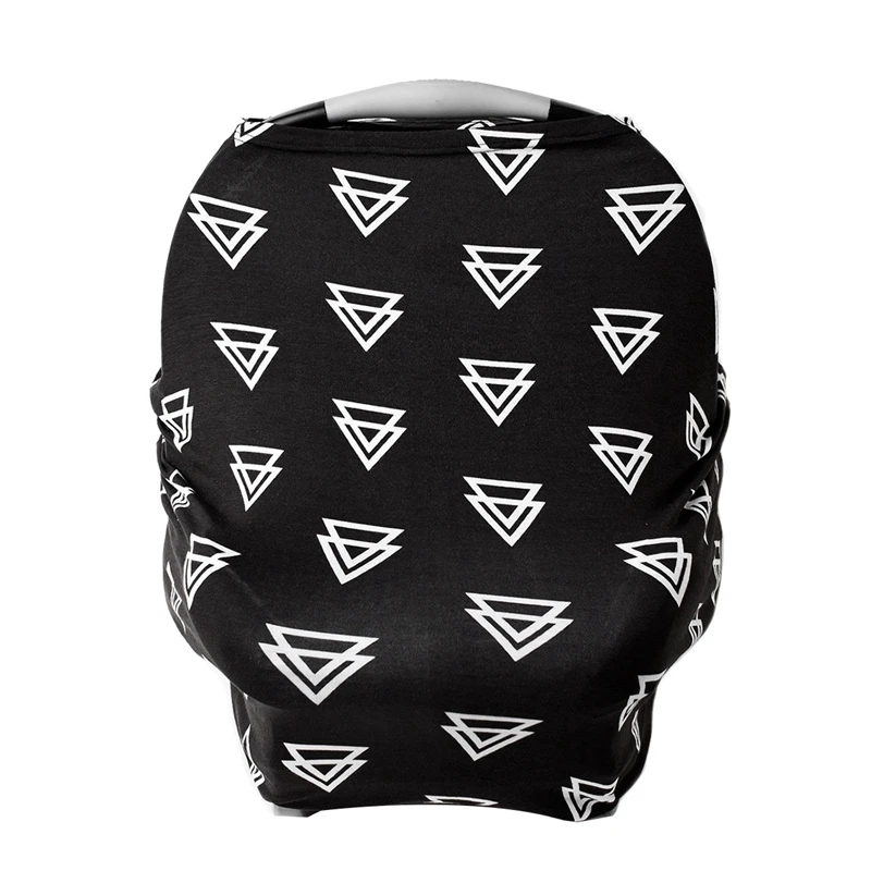 

Nursing Cover, Car Seat Canopy, Shopping Cart, High Chair, Stroller and Carseat Covers for Boys and Girls- Best Stretchy Scarf a