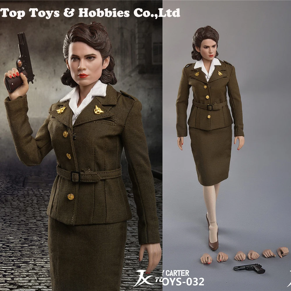 Для коллекции полный набор JXTOYS-032 1/6 Капитан Америка агент Картер Agent13 Пегги Картер фигурка модель игрушки