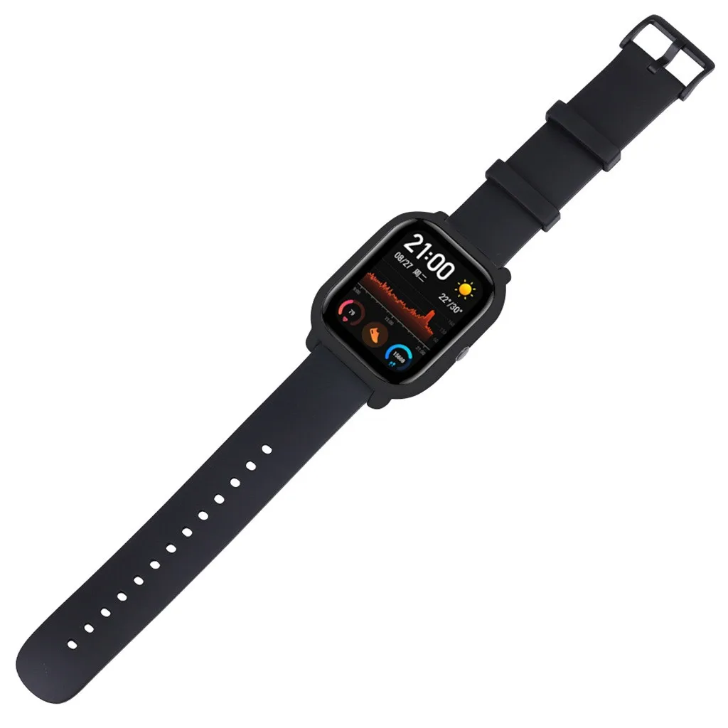 Защитный чехол из ТПУ с силиконовой рамкой для Xiaomi Huami Amazfit GTS Смарт часы браслет аксессуары протектор#926