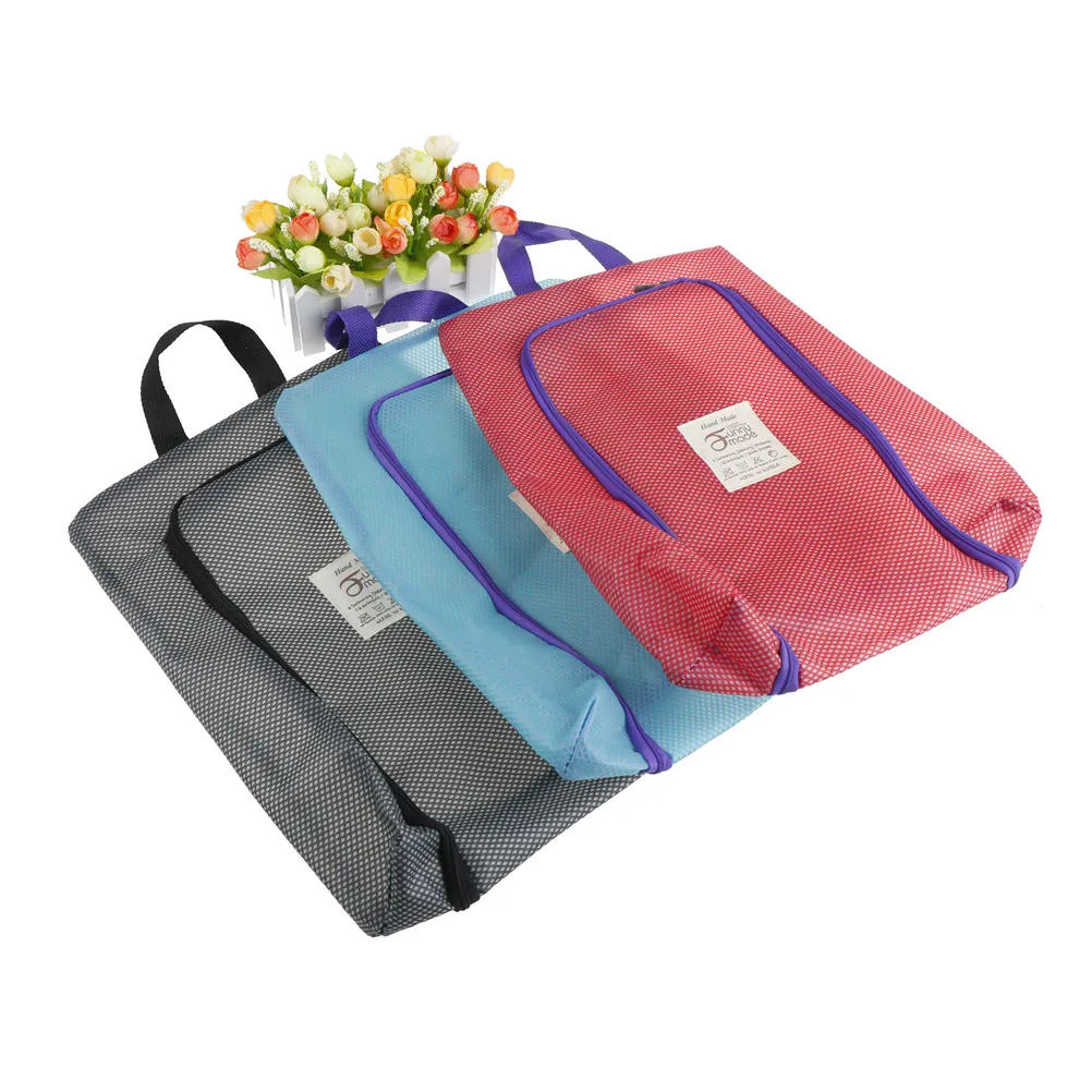 Shoes Bag Travel Portable Shoes Tote Dry Shoes Organizer Underwear Clothes Laundry Case Pouch with Breathable Mesh