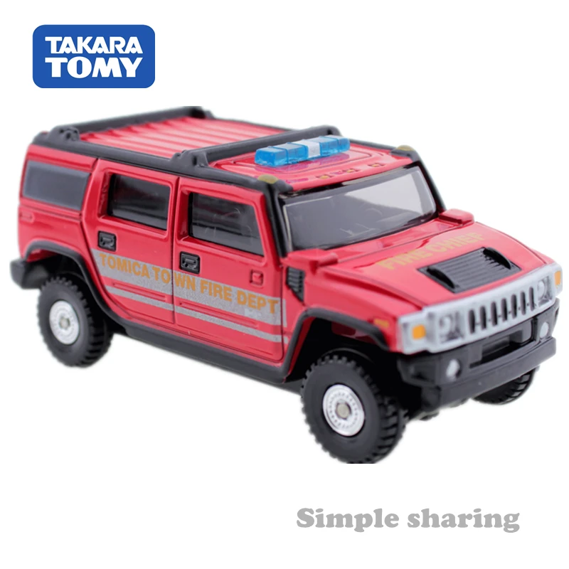 Магазин Takara Tomy Tomica оригинальный комплект модели автомобиля Hummer H2 Fire Chief Лидер