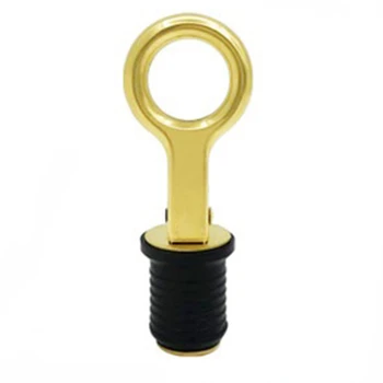 

Brass Handle Round Handle Drain Plug Replaces Any Standard 1 Inch Drain Plug Structure Vacuum Seal