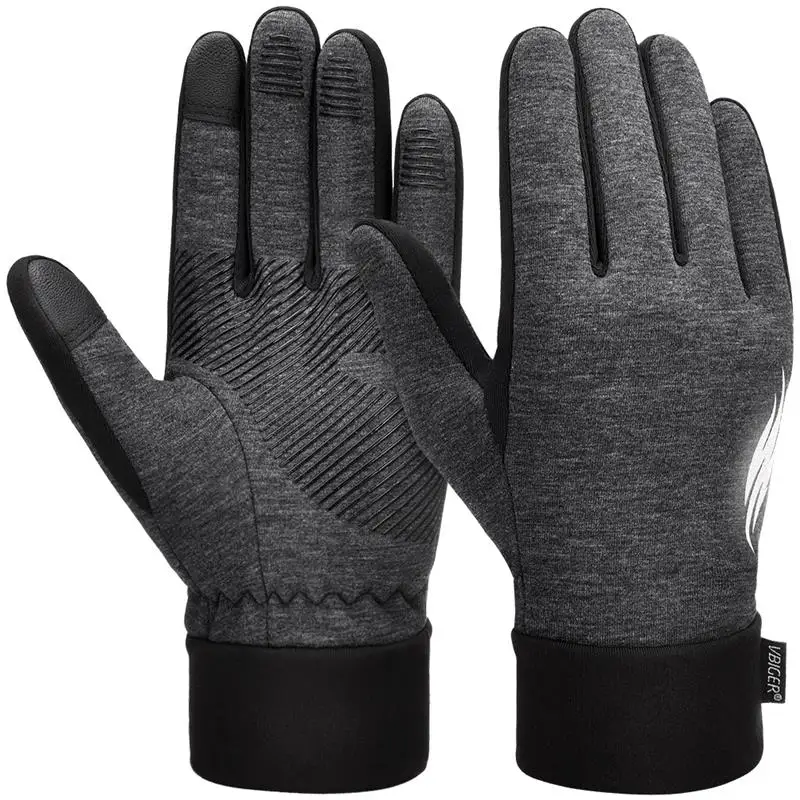 Vbiger Thickened Winter Sport Gloves Warm Touch Screen Cycling Anti-slip for Running Riding Driving | Спорт и развлечения