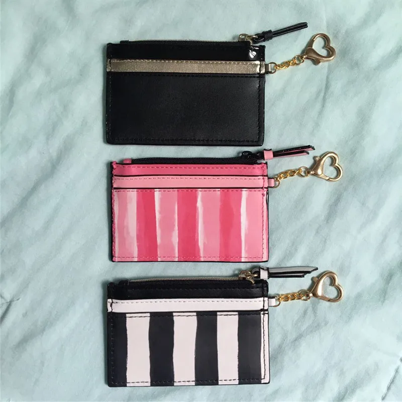

Leather Card Holder for Women Key Chain Bag Small Coin Wallets Female Organzier Mini Credit Card Case Zipper Coin Bags
