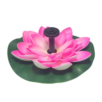 

Solar Lotus Fountain Lotus Flower Fountain Garden Fountain Pond Solar Fountain Water Pump Courtyard Solar Lotus Fountain