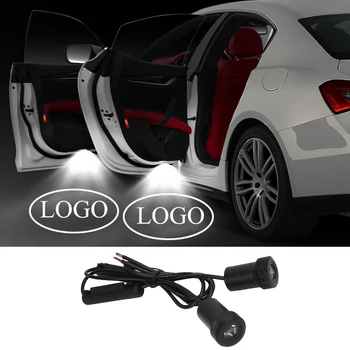 

2pcs LED Logo Projector Car Door Light For Hyundai Accent I30 I20 IX25 IX35 Santa Solaris Tucson Hyundai LED Door Warning Light