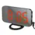 Digital LED Alarm Clock Mirror 2 USB Charger Ports Night Light LED Table Clock Snooze Function Adjustable Brightness Desk Clocks 9
