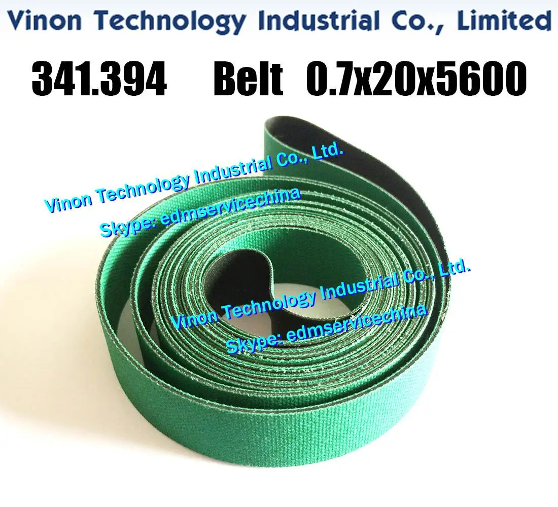 

341.394 Conveyer Belt 0.7x20x5600mm for AC 200 DH wire EDM machine. EDM WEAR PARTS Transport Band Driving Belt 341.394.5, 341394