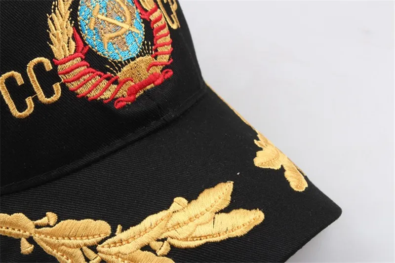 Новая вышивка CCCP СССР русские кепки-бейсболки с вышитыми надписями хлопковая бейсболка для взрослых мужчин женщин папа шляпа Garros Прямая поставка