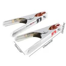 Никелевое покрытие Медь Рот дуги заземления кабель медный захват батареи Аллигатор