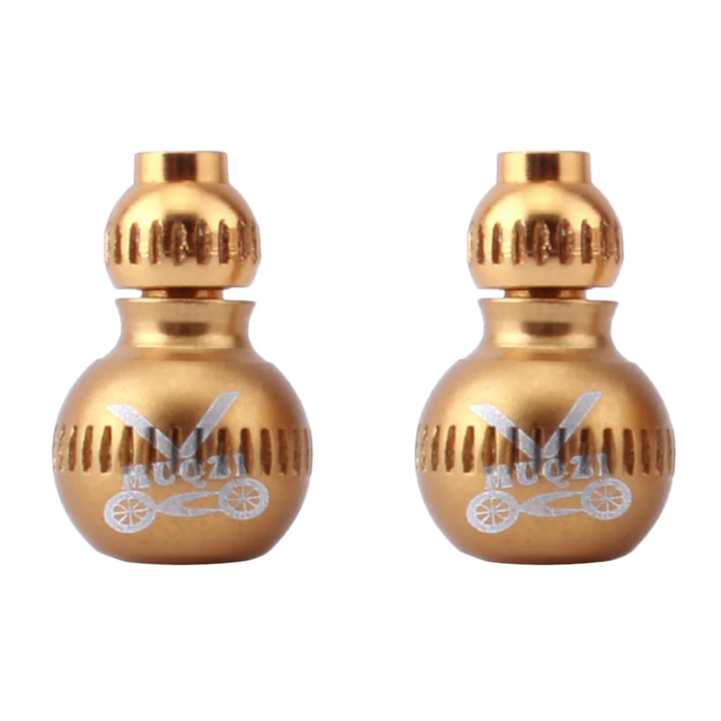 2Pcs Aluminum Alloy Bicycle Bike Brake Cable Cap End Shift Lines Hose Tips Crimps Dust Cover