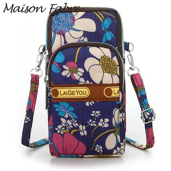 

Maison Fabre Phone Bags Women Nylon Waterproof Shoulder Bag Smartphone Small Bag Masculina 2019 Fashion Ladies Zipper Handbag