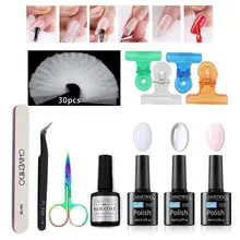 Гель-удлинитель из стекловолокна для наращивания ногтей, для ремонта, для наращивания, регулируемая жидкость для ногтевой фототерапии, волоконный лист, салонный инструмент Se